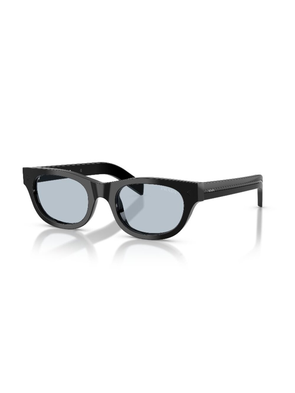New Prada Men's Sunglasses Black Acetate Frame PR C09S 16K30W 51